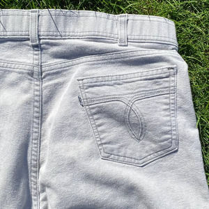 1981 Rare Silver Tab Levi's Poly Blend Jeans “With a Skosh More Room” 36" x 32"